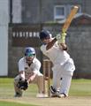 Umair out bowled.jpg